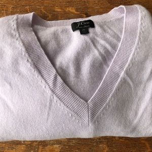 J.Crew V-Neck Boyfriend Cashmere Sweater 2x